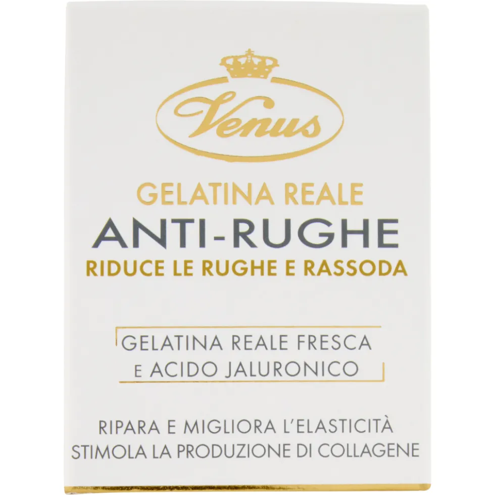 Venus Crema Viso Antirughe alla Gelatina Reale 50ml