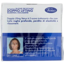 Venus Trattamento Rughe Profonde Doppio Lifting Elastina e Collagene 50 ml