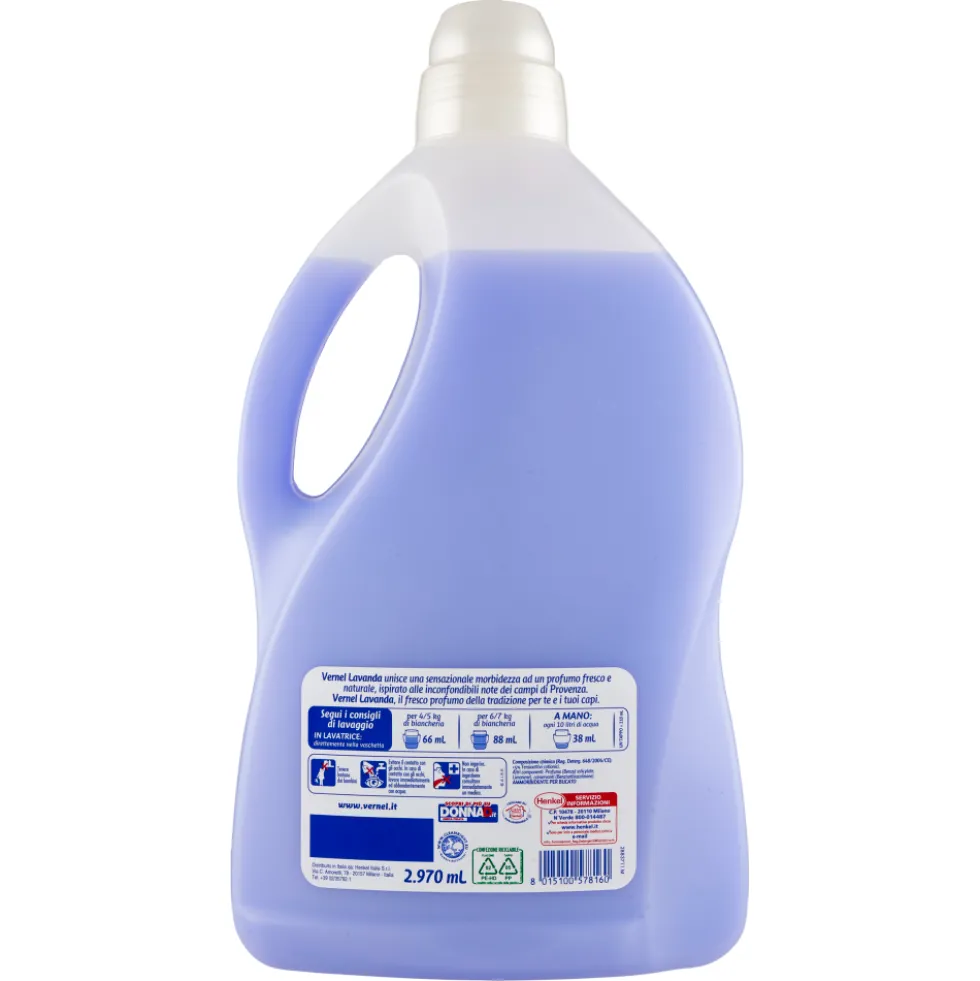Vernel Lavanda Ammorbidente 45 Lavaggi