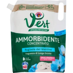 Vert di Chanteclair Ammorbidente Concentrato Rugiada del Mattino 1200 ml