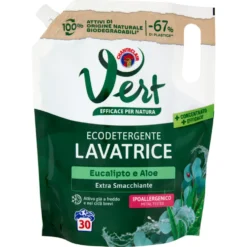 Vert di Chanteclair Ecodetergente Lavatrice Eucalipto e Aloe 1200 ml