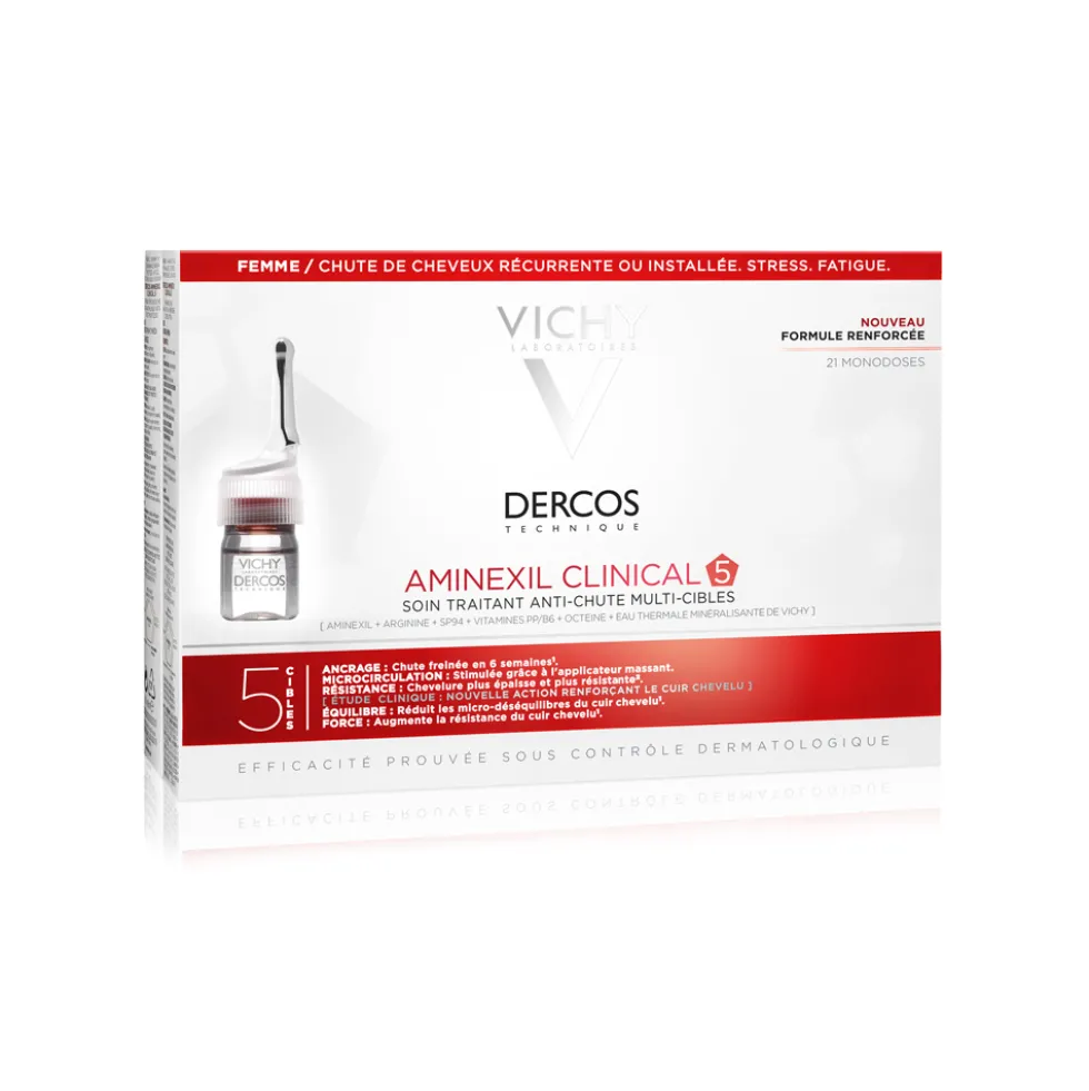 Vichy Dercos Aminexil Trattamento Anticaduta Donna 21 Fiale