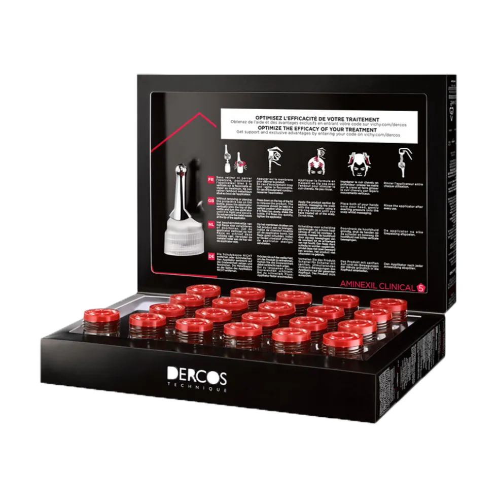 Vichy Dercos Aminexil Trattamento Anticaduta Uomo 21 Fiale