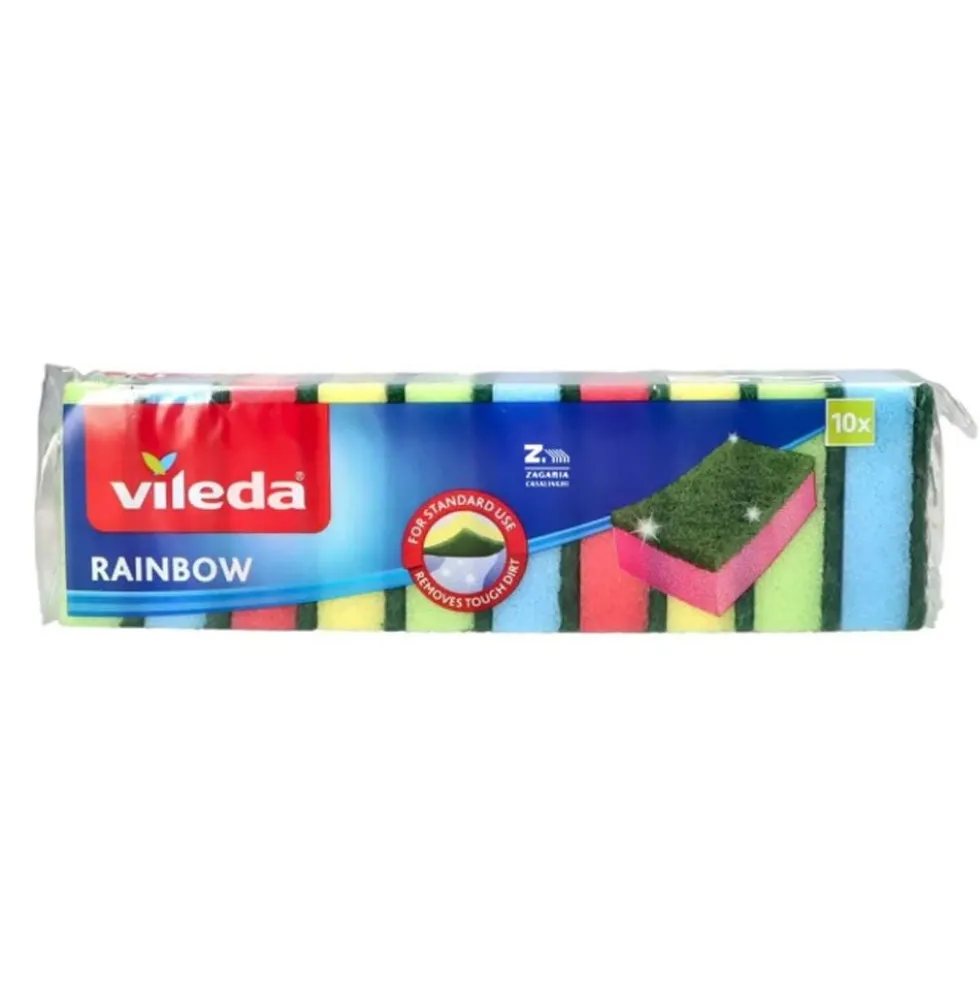 Vileda Abrasivo Rainbow 10pz