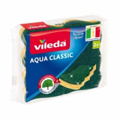Vileda Aqua Spugna Abrasiva 2 Pezzi