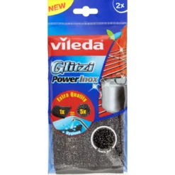 Vileda Glitzi Power Inox 2 Pezzi