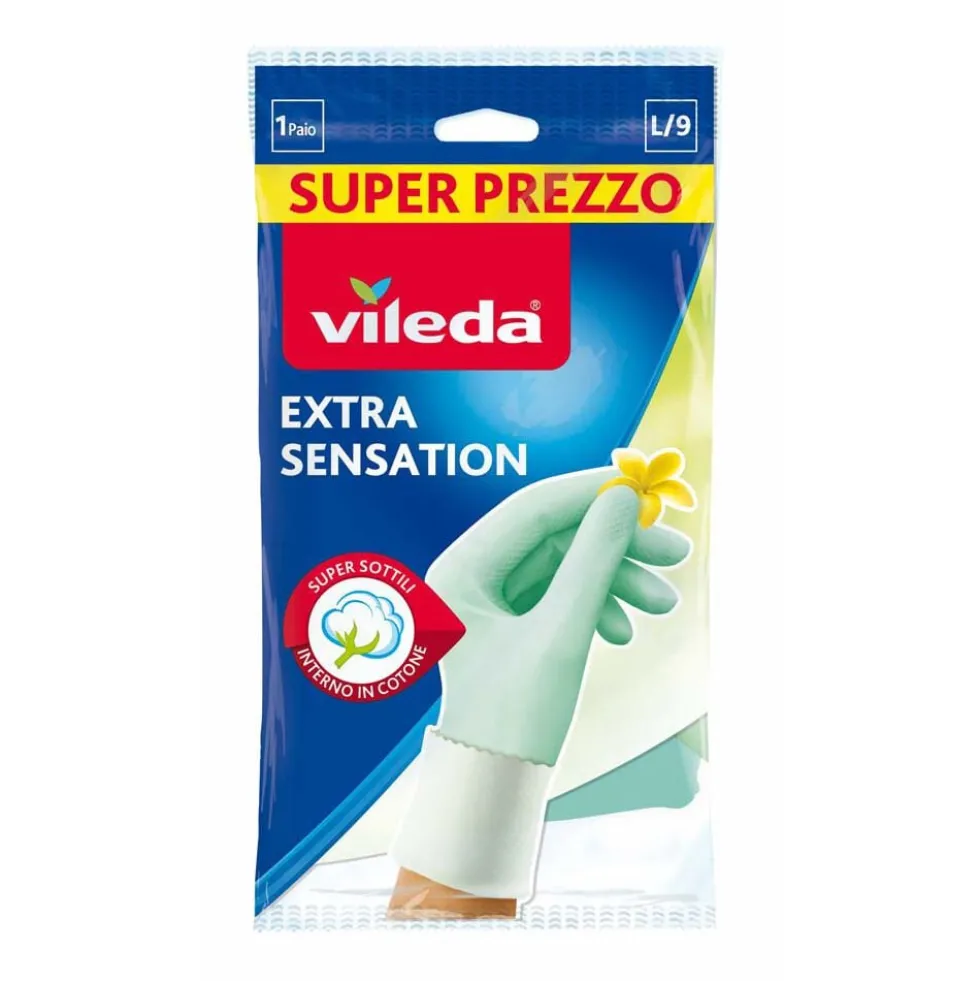 Vileda Guanti Extra Sensation L/9