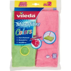 Vileda Microfibre Colors Panno Pavimenti 2 Pezzi