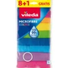 Vileda Microfibre Colors 8 Pezzi