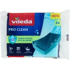 Vileda Pro Clean Spugna Abrasiva 2 Pezzi