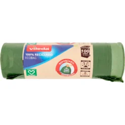 Vileda Sacco immondizia 100% Riciclato 100 Litri