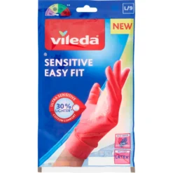 Vileda Sensitive Easy Fit Guanti Taglia L