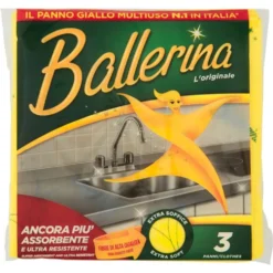 Vim Ballerina Panno Giallo 3 Pezzi