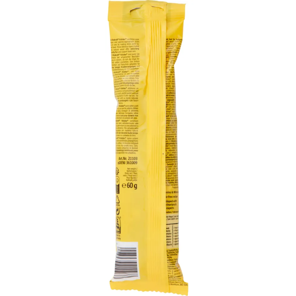 Vitakraft Kräcker Original + Albicocca & Fico Pappagallini Ondulati 2 Pezzi 60 g