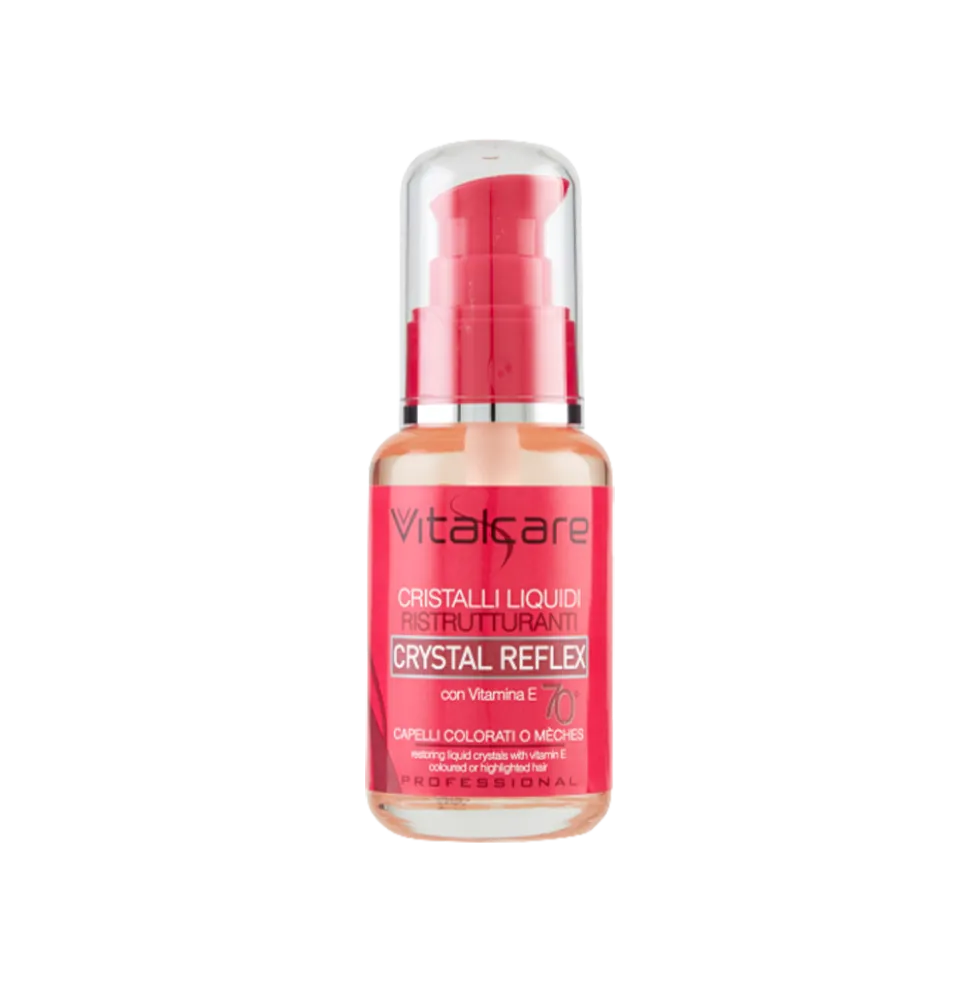 Vitalcare Professional Crystal Reflex Cristalli Liquidi Ristrutturanti Capelli Colorati Meches 50 ml