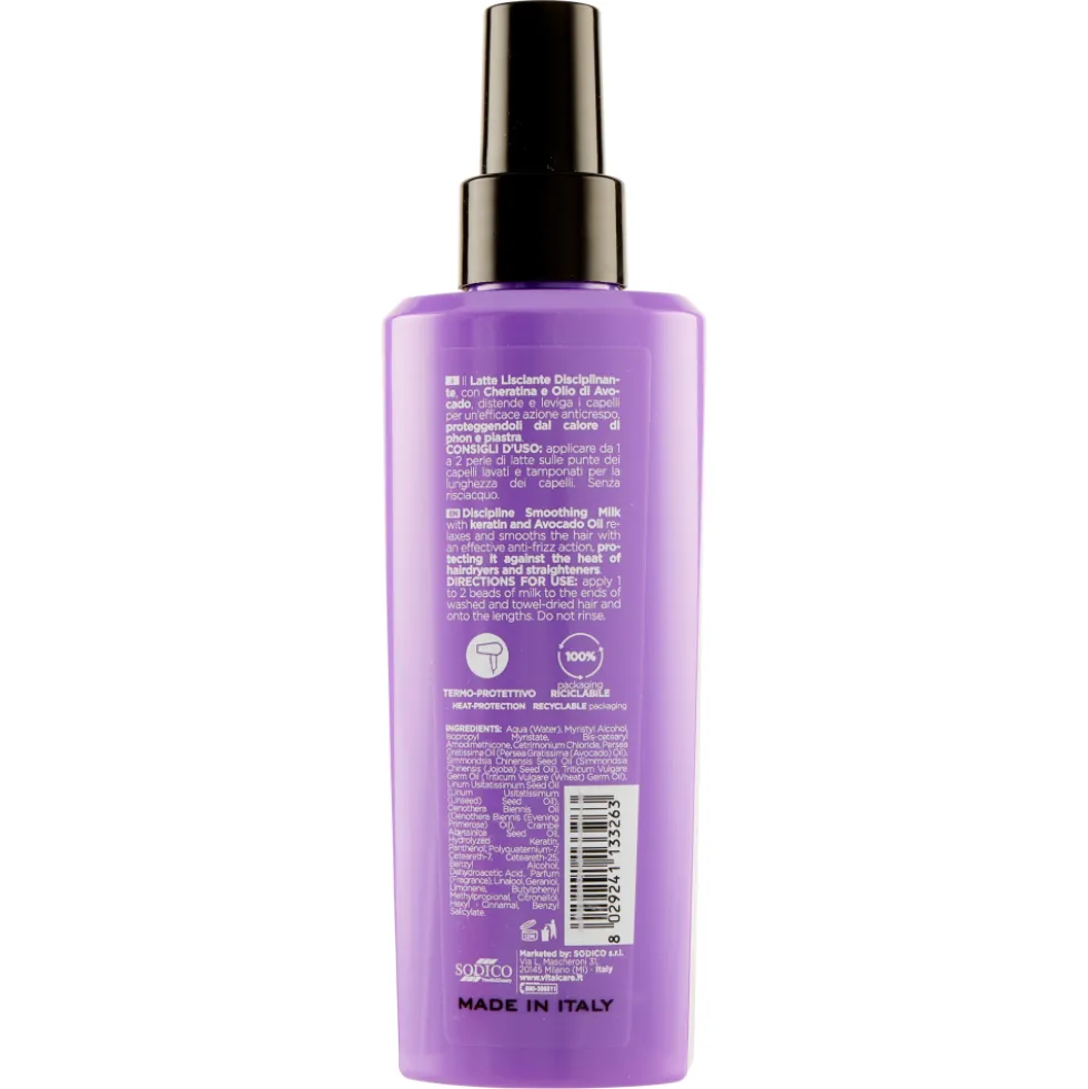 Vitalcare Professional Pro Liscio Latte Lisciante Disciplinante 125 ml