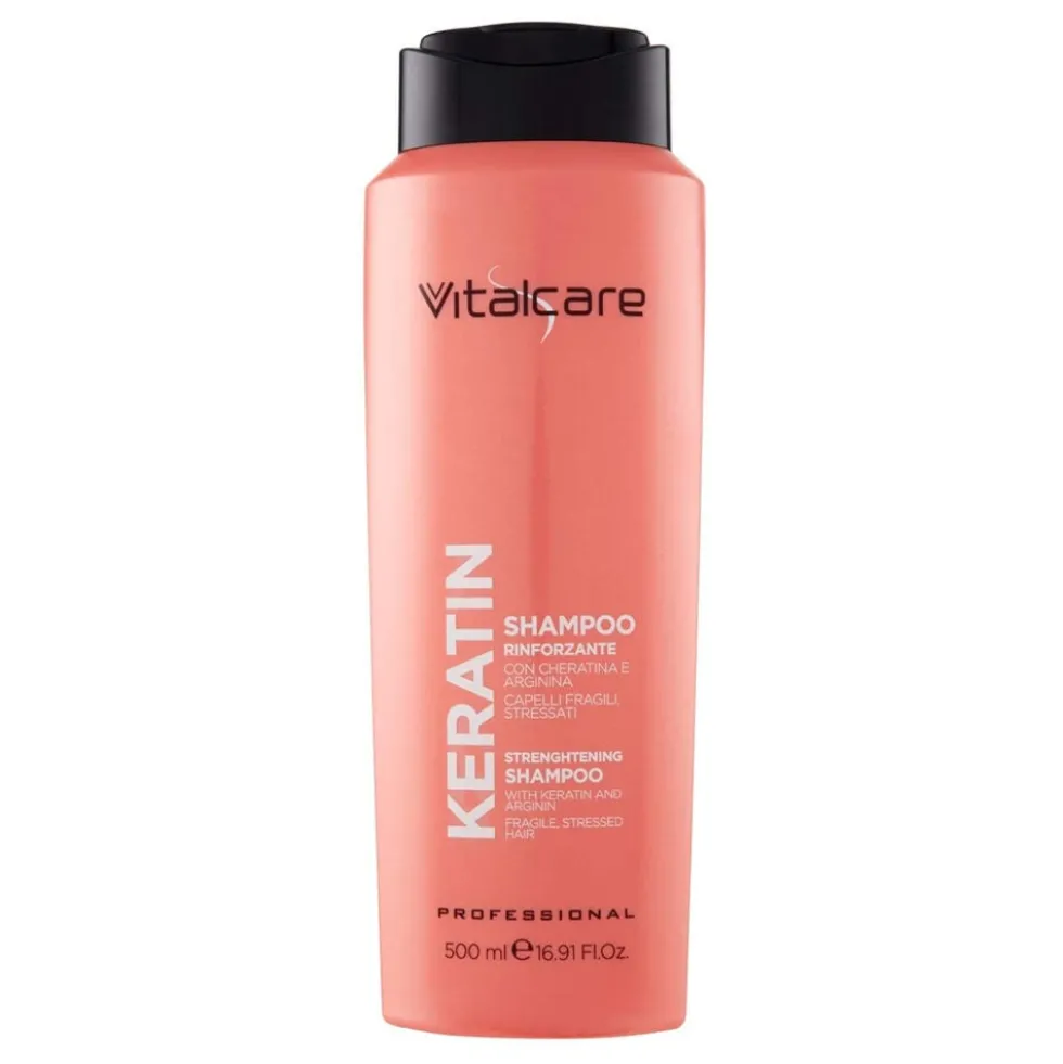 Vitalcare Professional Shampoo alla Keratina Rinforzante 500ml