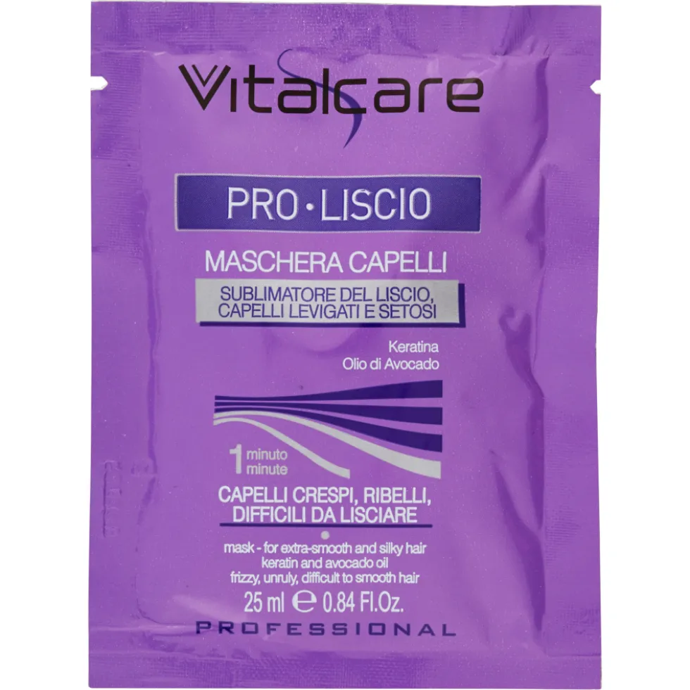 Vitalcare Pro Liscio Maschera Capelli Crespi 25ml