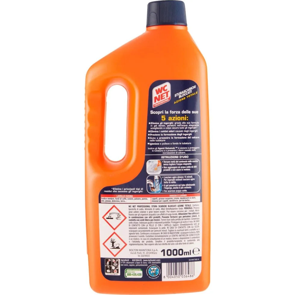 Wc Net Professional Sturascarichi Bloccati 1000 ml
