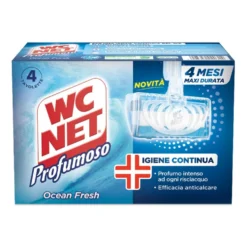 Wc Net Tavoletta Ocean Fresh 4 Pezzi