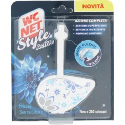Wc Net Tavoletta Style Fiori Blu/ Rosa 1pz