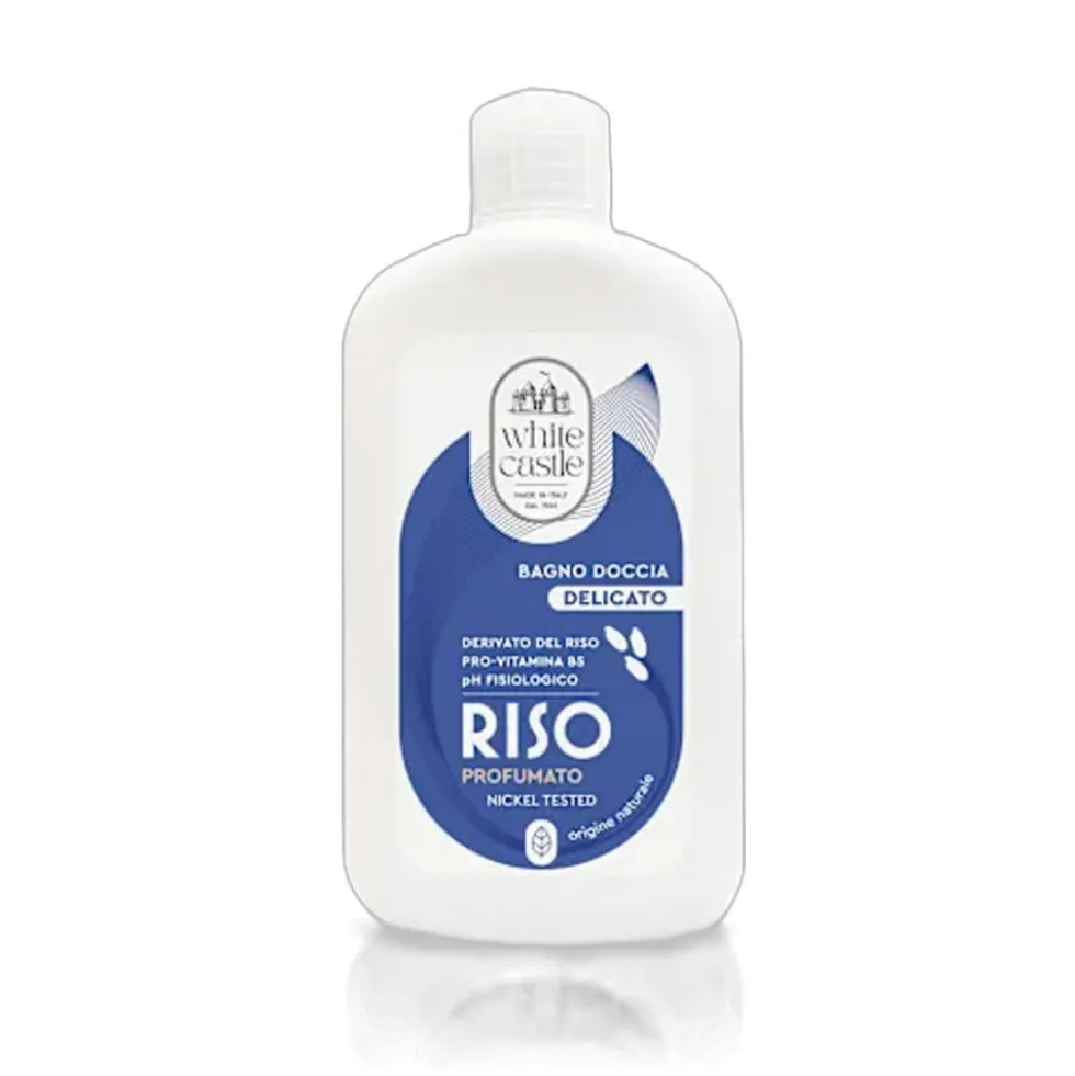 White Castle Bagno Doccia Profumato Delicato al Riso 400 ml
