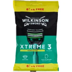 Wilkinson Sword Rasoio Usa&Getta Xtreme 3 Sensitive 8+4