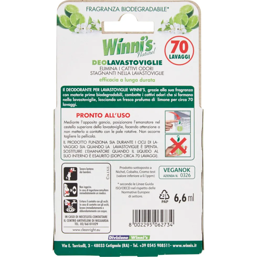 Winni's Deodorante Lavastoviglie