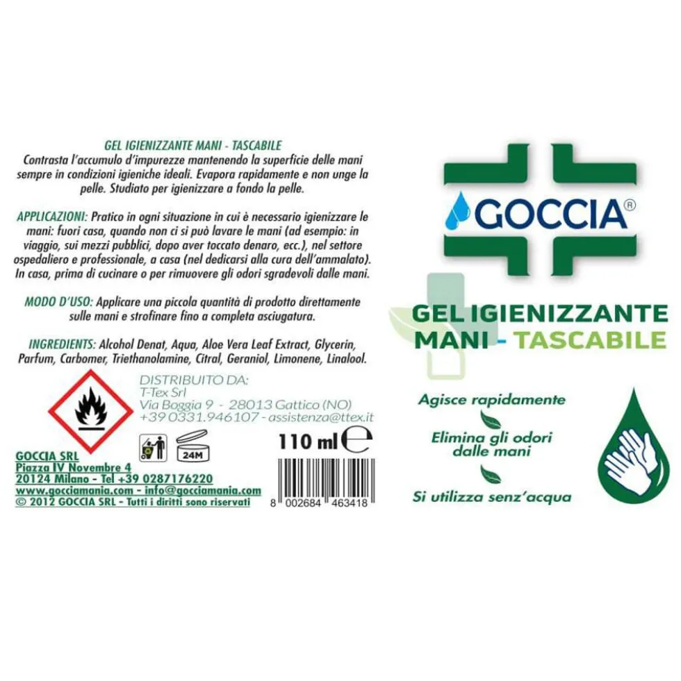 XBact Gel Igienizzante Mani 110 ml