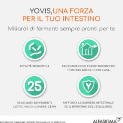 Yovis 25 Miliardi Fermenti Lattici Vivi 10 Flaconcini 10 ml