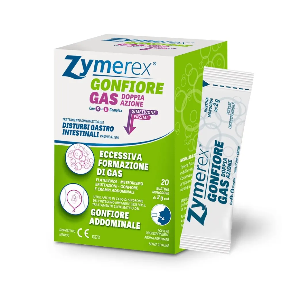 Zymerex Gas Doppia Azione 20 Bustine