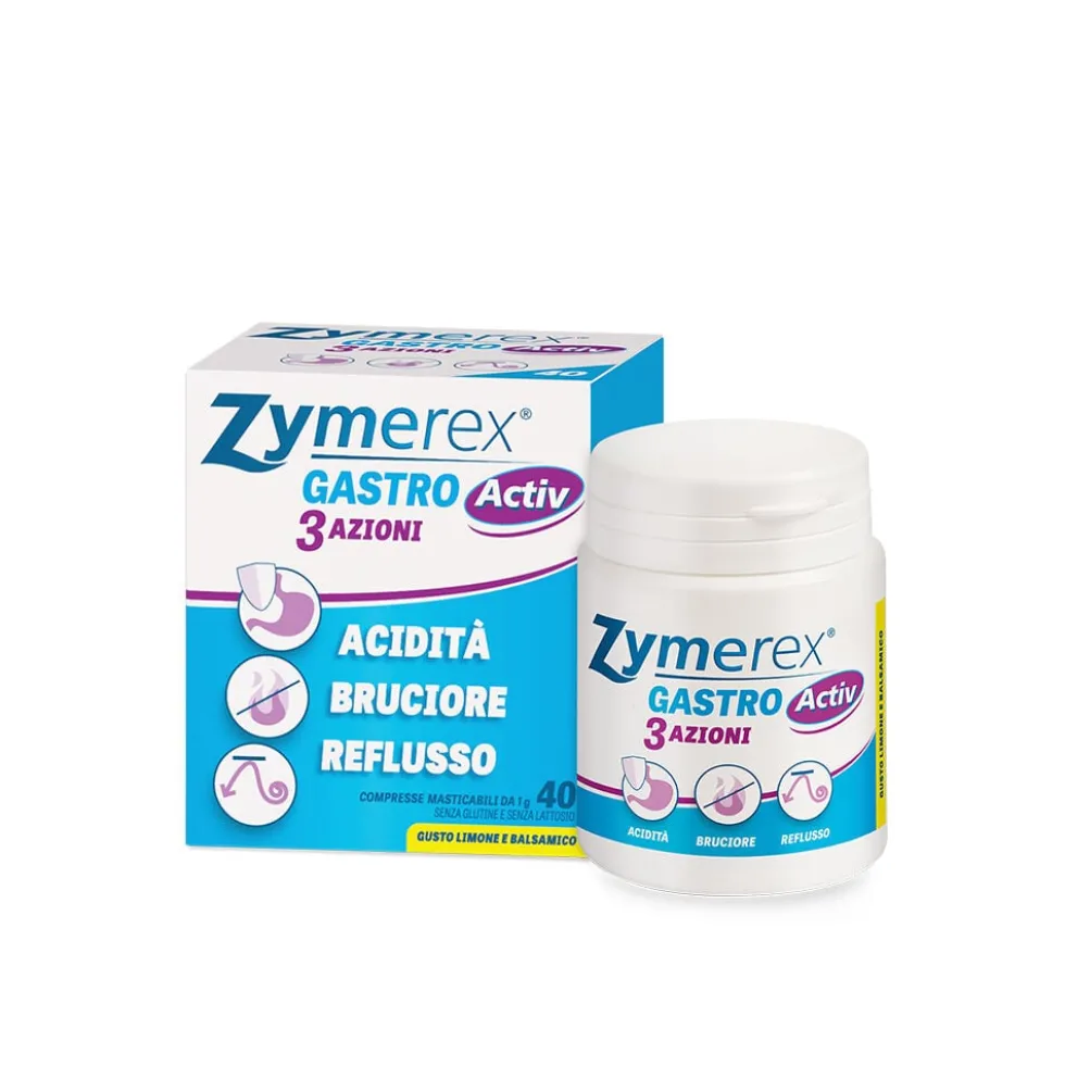 Zymerex Gastro Activ 3 Azioni 40 Compresse Masticabili